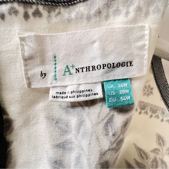 ANTHROPOLOGIE Woodblock Midi Dress US 20W - Picture 9 of 9